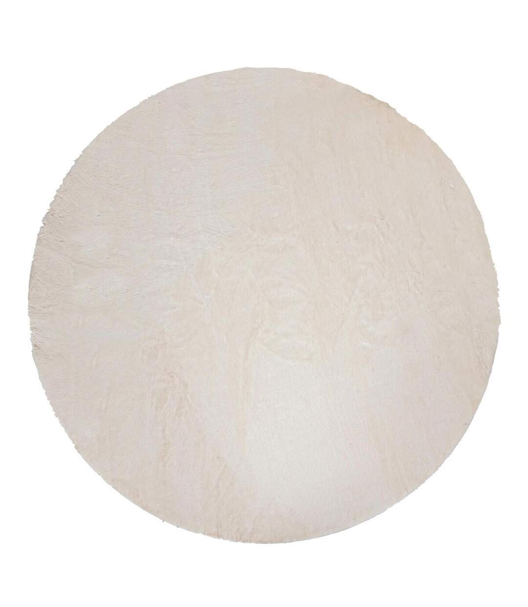 Tapis Imitation Fourrure Automne 118cm Blanc-1