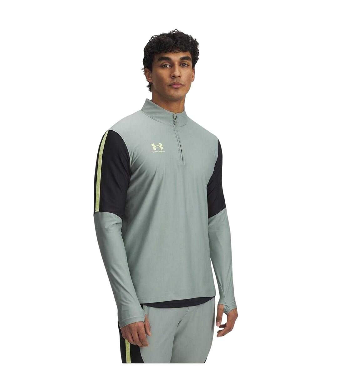 Mens Challenger Pro Top Green Under Armour-1