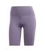 Womens/ladies Optime Cycling Shorts Shadow Violet Adidas-2