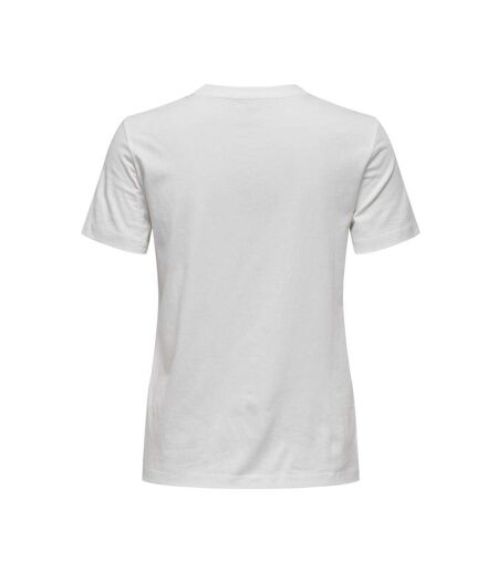 T-shirt Blanc Femme Only Lima - L