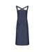 Barista polycotton cross back full apron one size indigo denim Premier-1