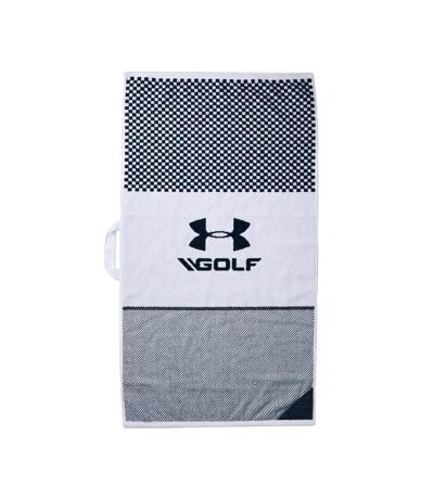 Serviette blanche/noire homme under armour towel - osfa
