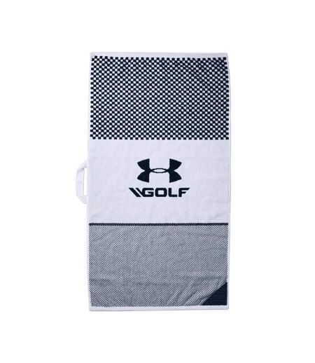Serviette blanche/noire homme under armour towel - osfa