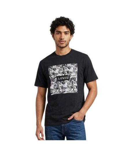 T-shirt Motif/style Bande Dessinée Homme Noir Levis
