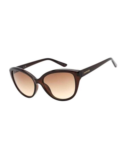 Womens/ladies Ck19536s 210 Sunglasses One Size Brown Calvin Klein