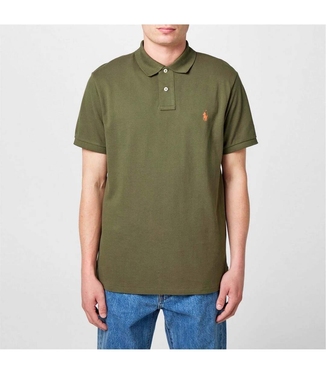 Polo Custom Homme Vert Ralph Lauren-1