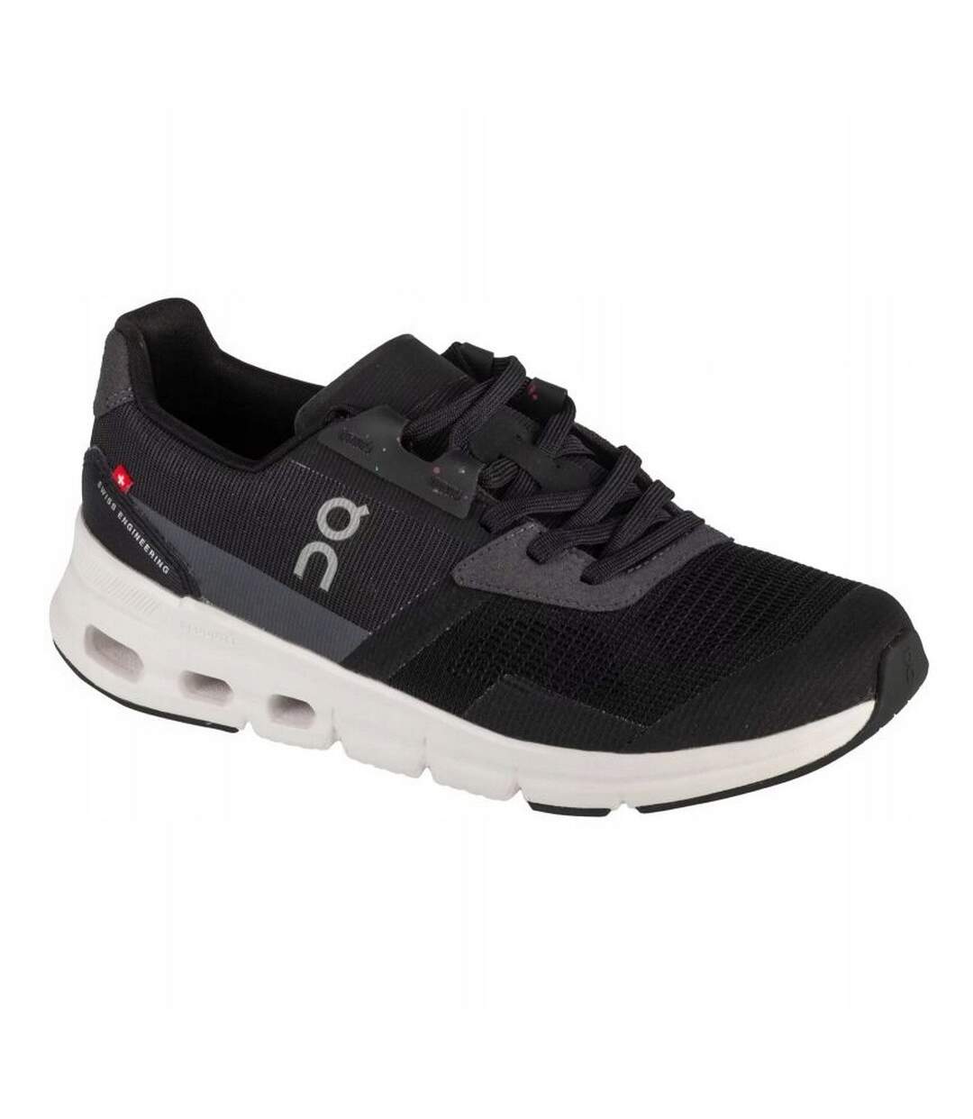 Womens/ladies Cloudrift Shoes Black On Running-1