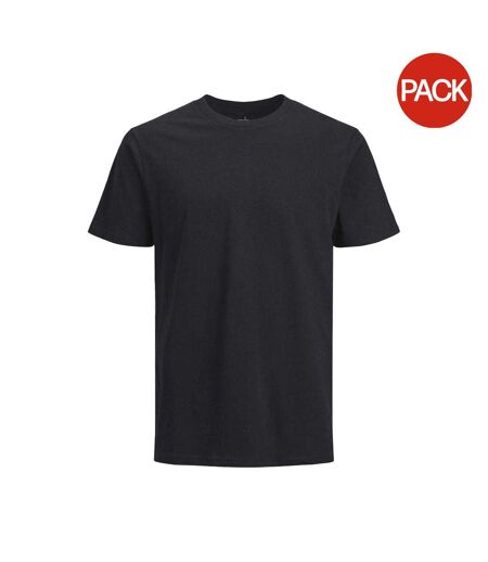 Lot De 3  T-shirts Manches Courtes Homme Noir Jack And Jones