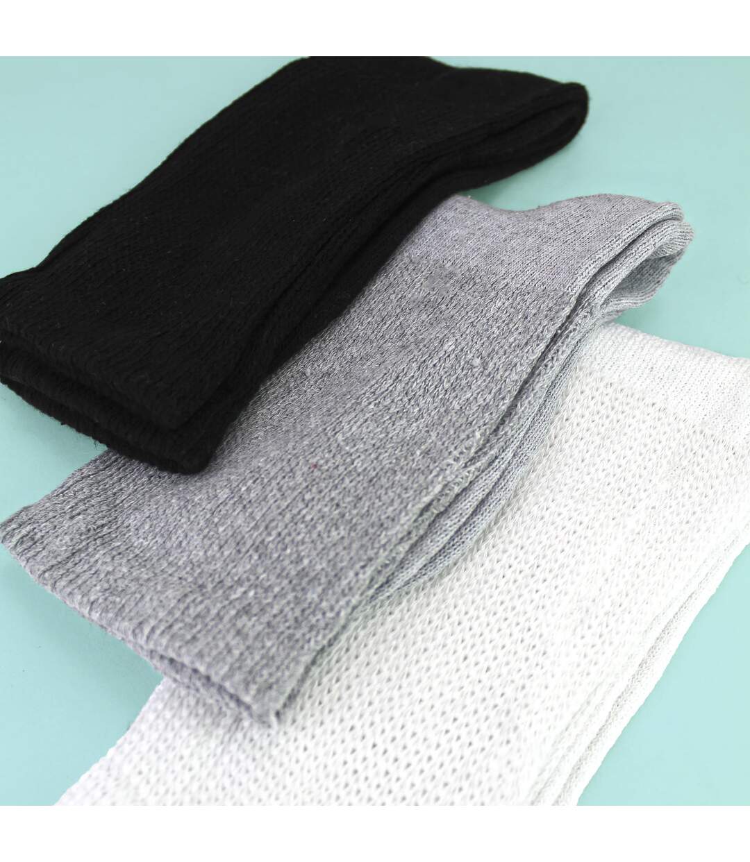6 Pairs Mens Cotton Diabetic Socks - Soft Non Binding Everyday Comfort Socks-5