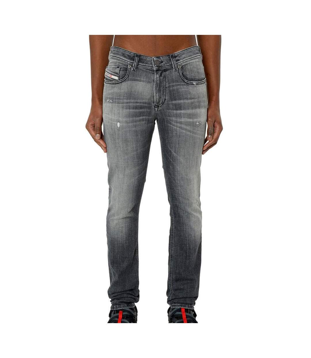 Jean Slim Gris Délavé Homme Diesel 1979 Sleenker - W29-L32-1