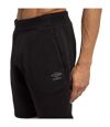 Umbro Mens Pro Elite Fleece Shorts (Black)