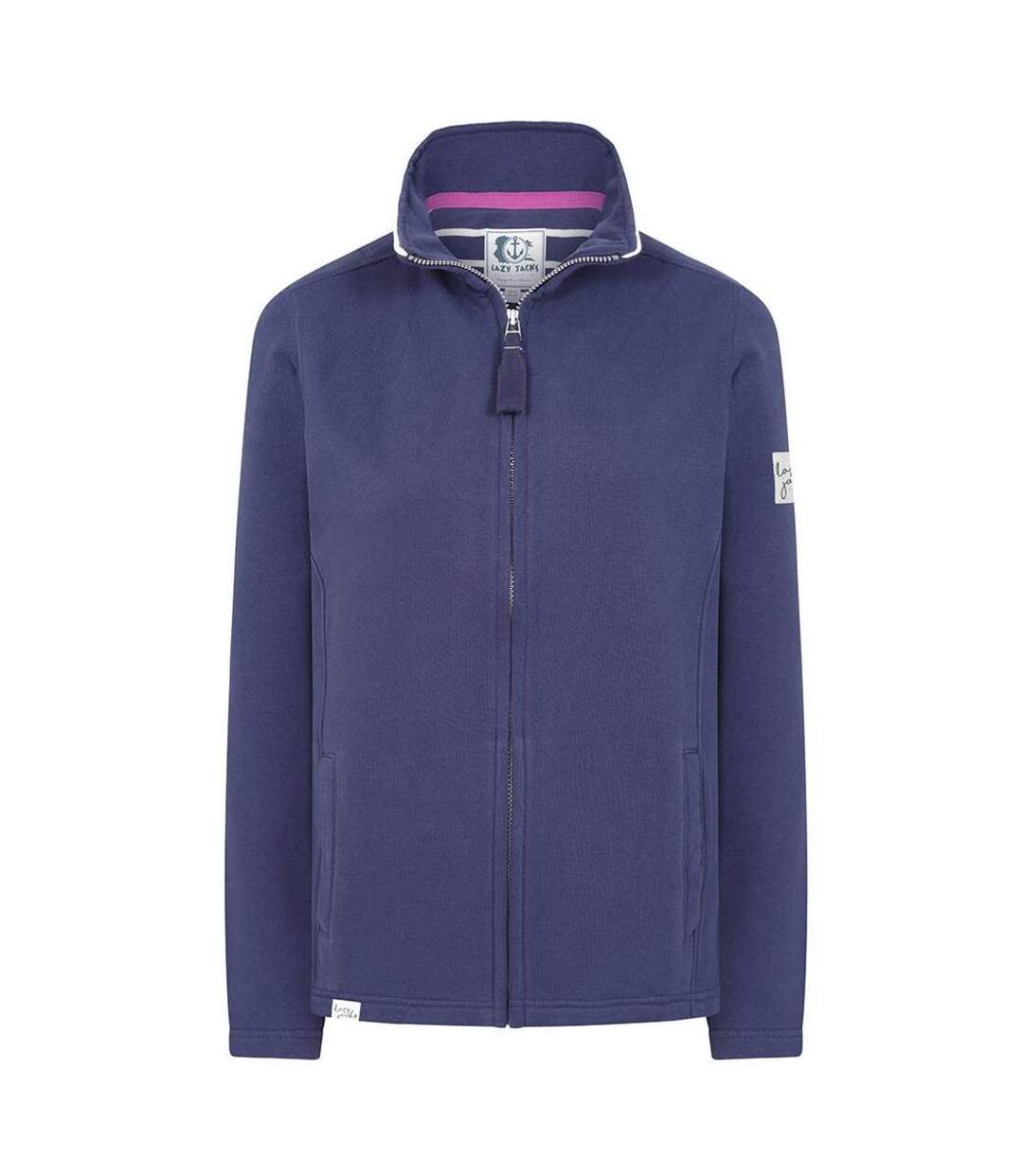 Sweat Motif/style Logo Femme Lilas Foncé Lazy Jacks-1