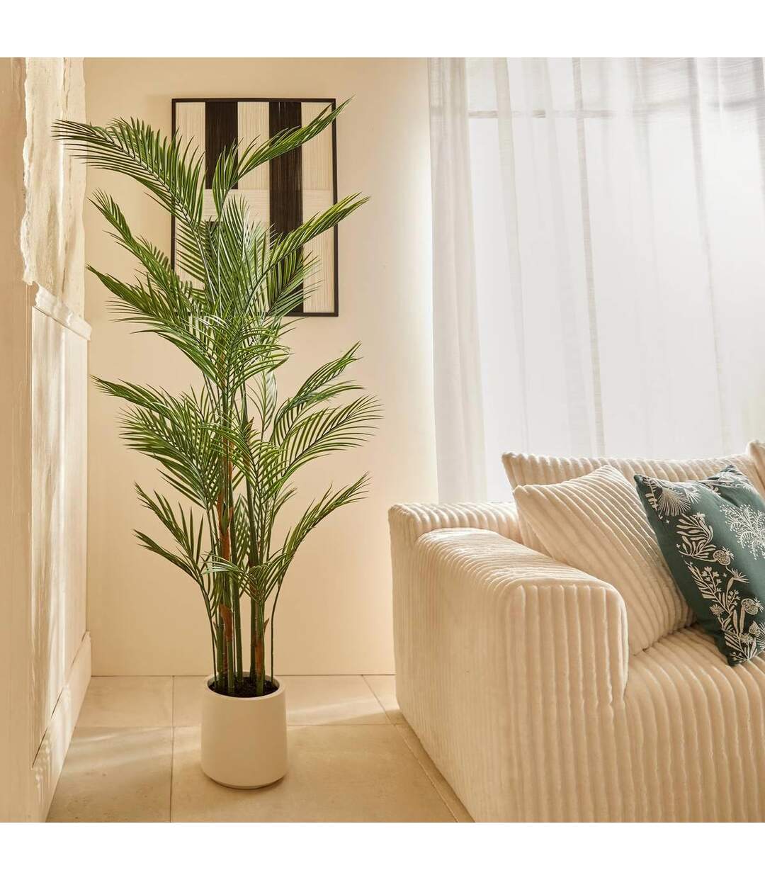Palmier Artificiel en Pot Merlo 187cm Vert-4