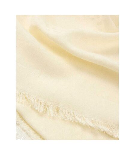 Womens/ladies Ledonia Monogram Jacquard Scarf One Size White Boss