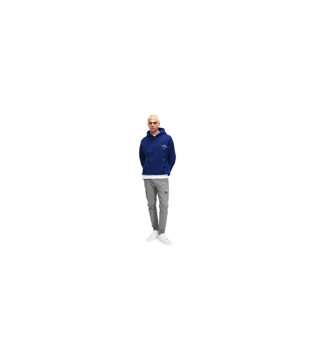 Pantalon À Poches Homme Gris Clair Capo-1