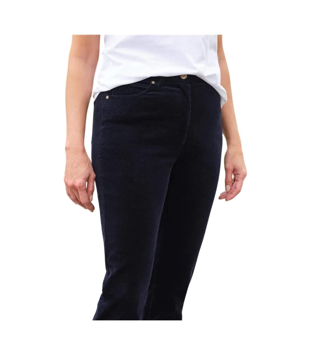 Jean Femme Bleu Marine WoolOvers-3