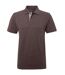 Asquith & Fox Mens Classic Fit Contrast Polo Shirt (Charcoal/ Heather Grey) - UTRW4810