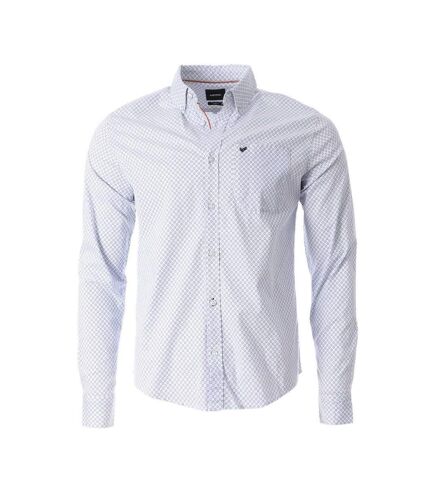 Chemise Manches Longues Bleu/Blanc Homme Kaporal Rowane - XXL