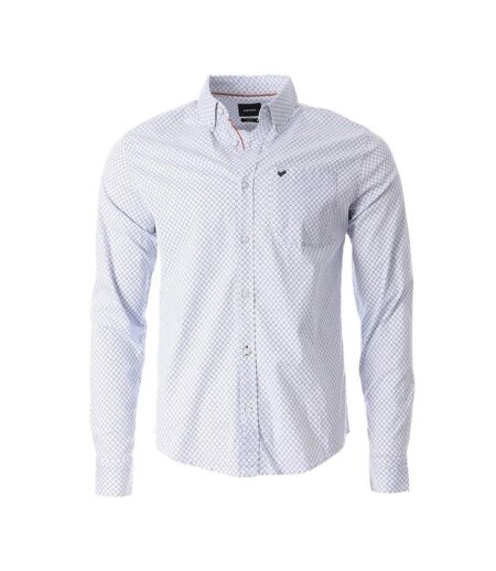 Chemise Manches Longues Bleu/Blanc Homme Kaporal Rowane - S