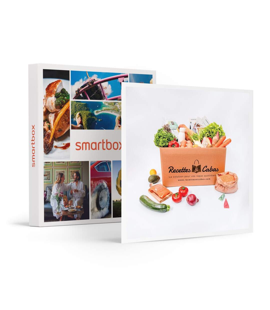 Panier à cuisiner Recettes et Cabas pour 2 personnes avec 3 délicieuses recettes - SMARTBOX - Coffret Cadeau Gastronomie-1