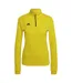 Womens/ladies Training Sweatshirt Yellow Black Adidas-1