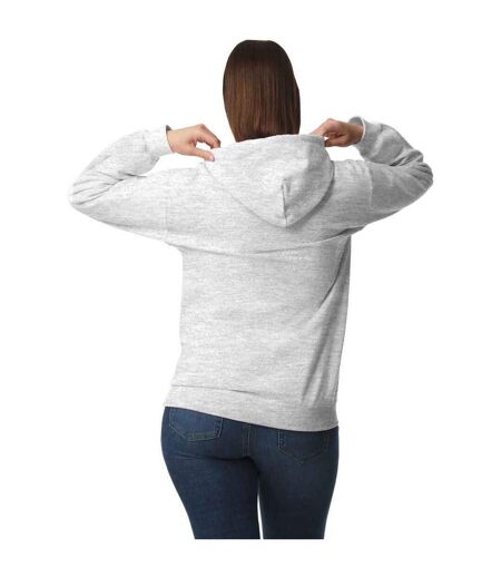 Unisex Adult Midweight Fleece Hoodie Ash Grey Gildan