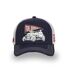 Casquette trucker avec filet souple effet bamboo avec print Crew Vondutch-2