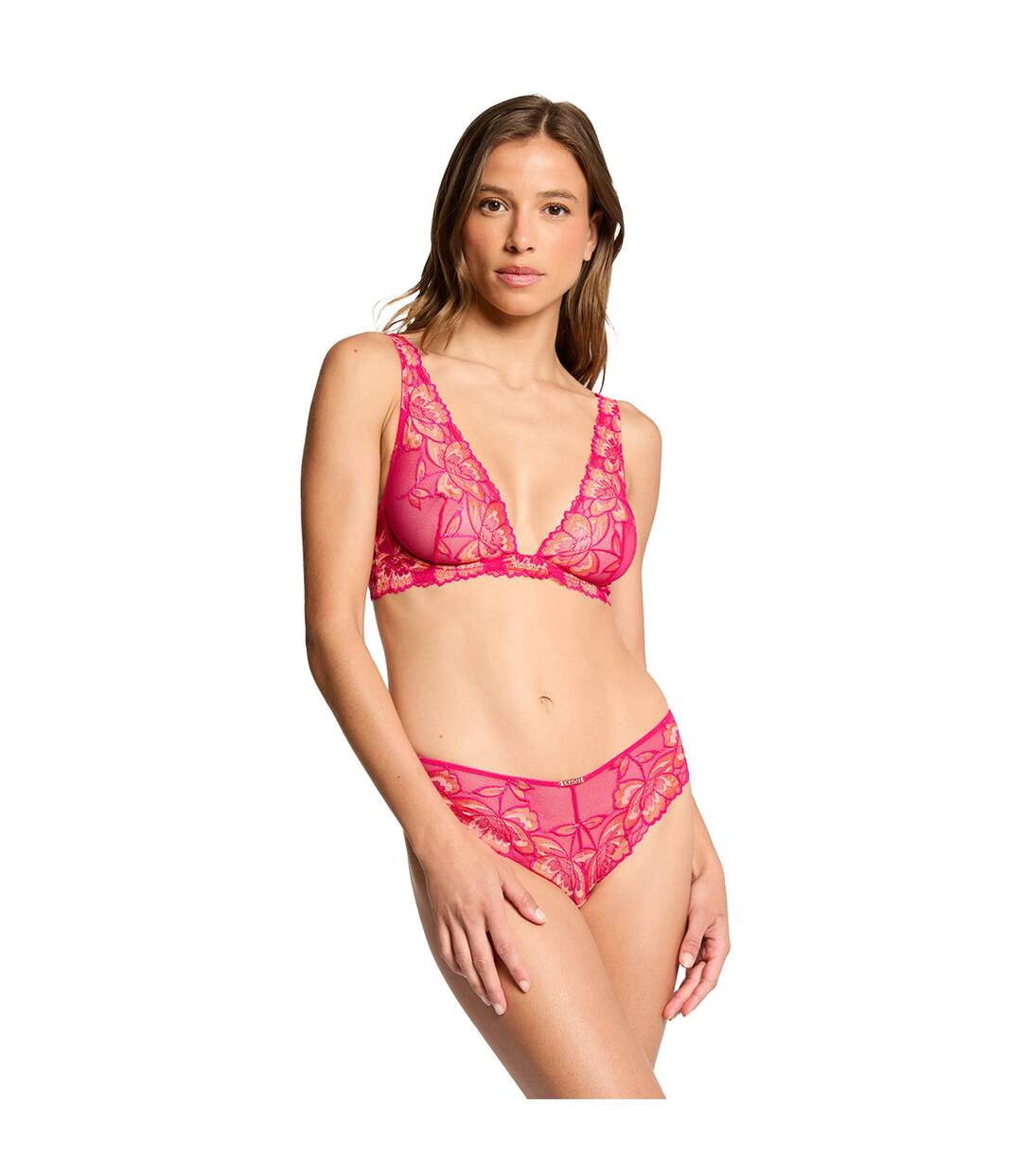 Soutien-gorge armatures rose Elisa-3