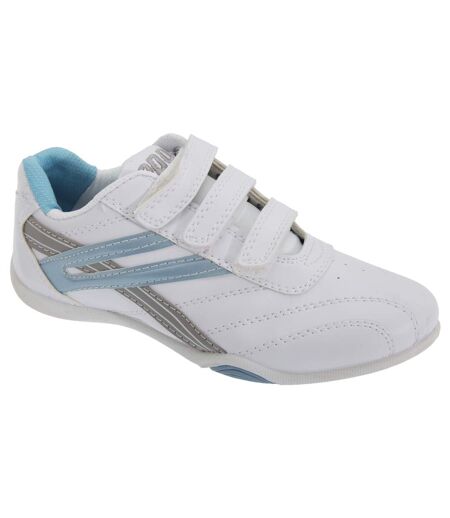 Baskets raven femmes blanc/bleu clair Dek