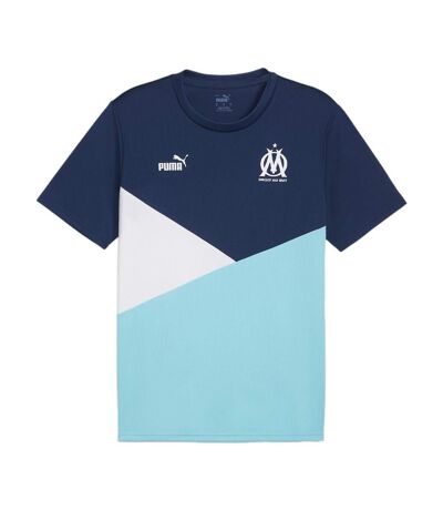 OM t-shirt bleu homme puma poly - s