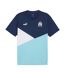 OM t-shirt bleu homme puma poly - s-1