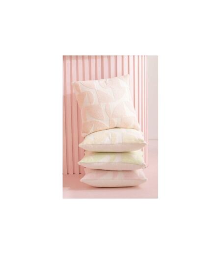 Coussin Déco Géométrique 43x43cm Saumon