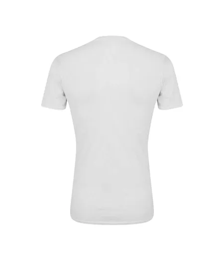 T-shirt Manches Courtes Adulte Blanc Sport Direct