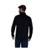Mens Club Quarter Zip Training Top Black Speedo-3