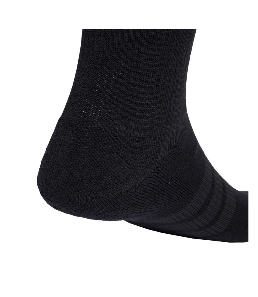 Lot De 6  Chaussettes Adulte Noir Adidas-4
