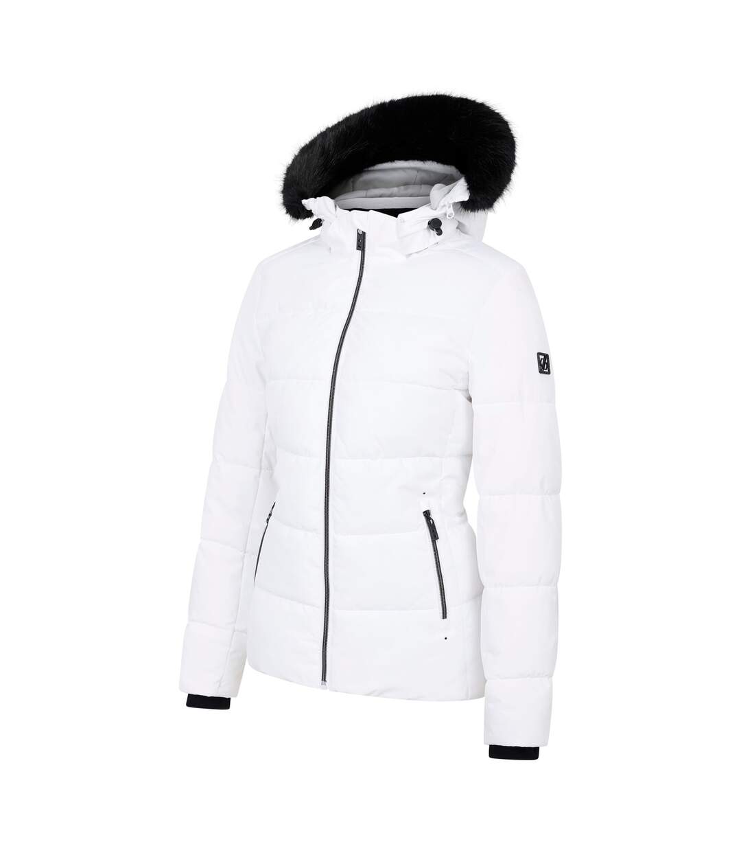 Womens/ladies Glamorize V Ski Jacket White Dare 2B-4