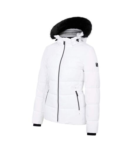 Womens/ladies Glamorize V Ski Jacket White Dare 2B