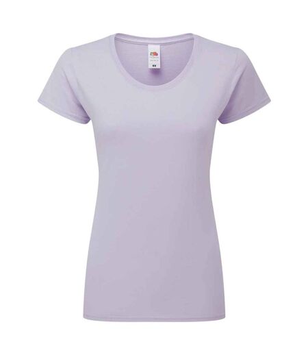 T-shirt Iconic Femme Lavande Clair Fruit Of The Loom