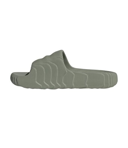Sandales Island Club Adilette Homme Vert Argenté Adidas