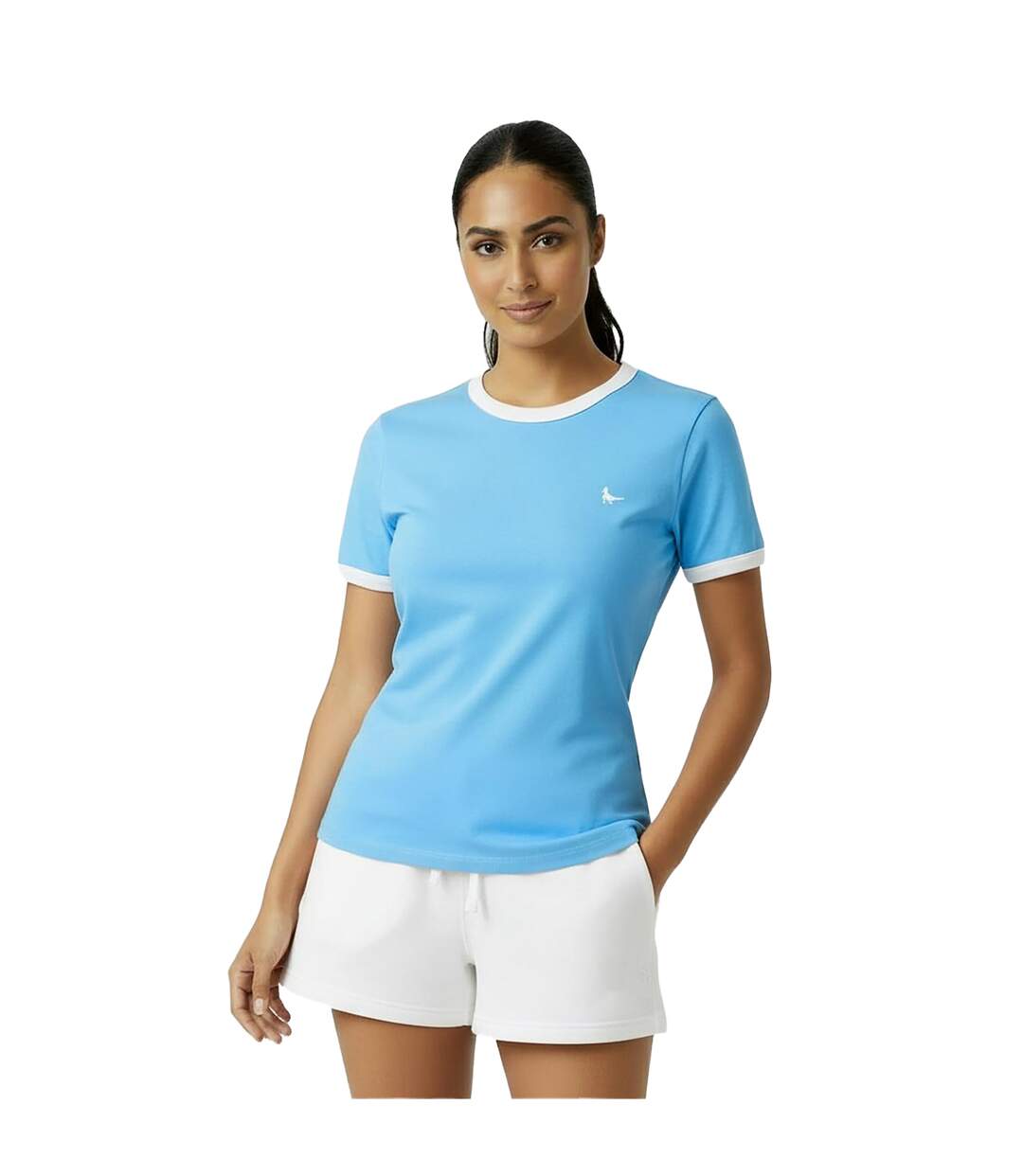 T-shirt Trinkey Femme Bleu Ciel Jack Wills-4