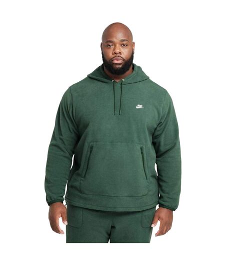 Sweat À Capuche Motif/style Logo Brodé Homme Vert Foncé Blanc Nike
