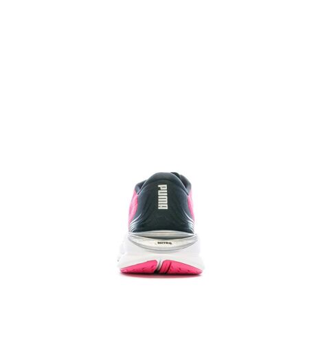 Chaussures de Running Rose/Noire Femme Puma Electrify Nitro