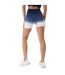 Cuissard De Cyclisme Entraînement Motif/style Ombré Femme Bleu Marine Blanc USA-3