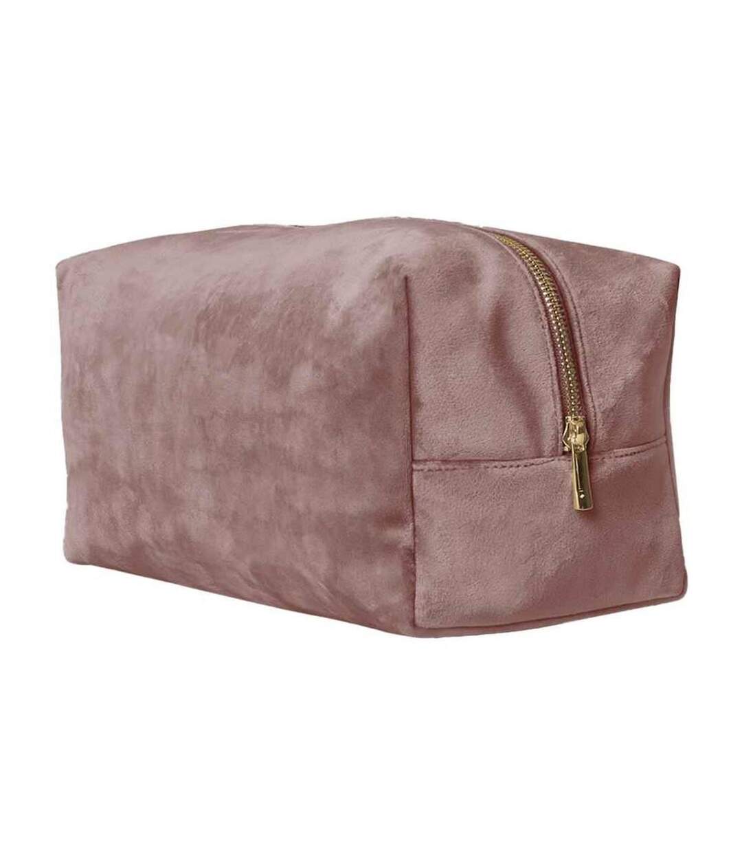 Velvet accessory bag 14cm x 14cm x 28cm rose quartz Bagbase-1