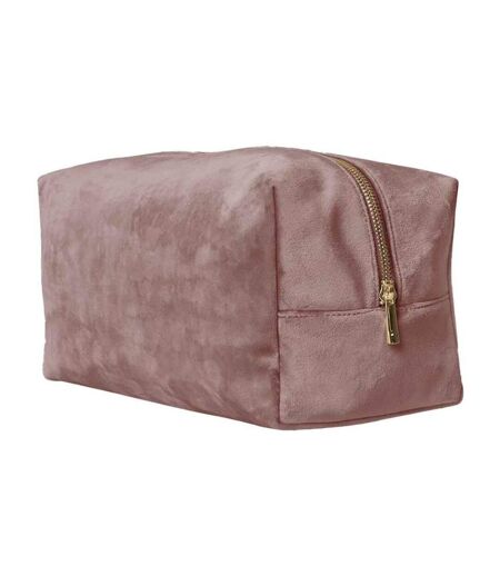 Velvet accessory bag 14cm x 14cm x 28cm rose quartz Bagbase