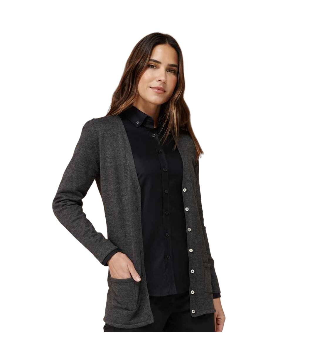 Cardigan femme gris chiné Henbury