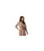Robe Chemise Motif/style Imprimé Léopard Femme Rose Biba-1