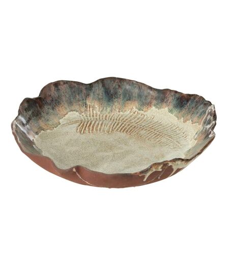 Coupelle Déco en Céramique Naga 30cm Rouille