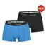 Lot De 2  Sous-vêtements Homme Noir Bleu Calvin Klein-1