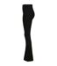 Womens/ladies Recycled Flared High Waist Leggings Black Urban Classics-3